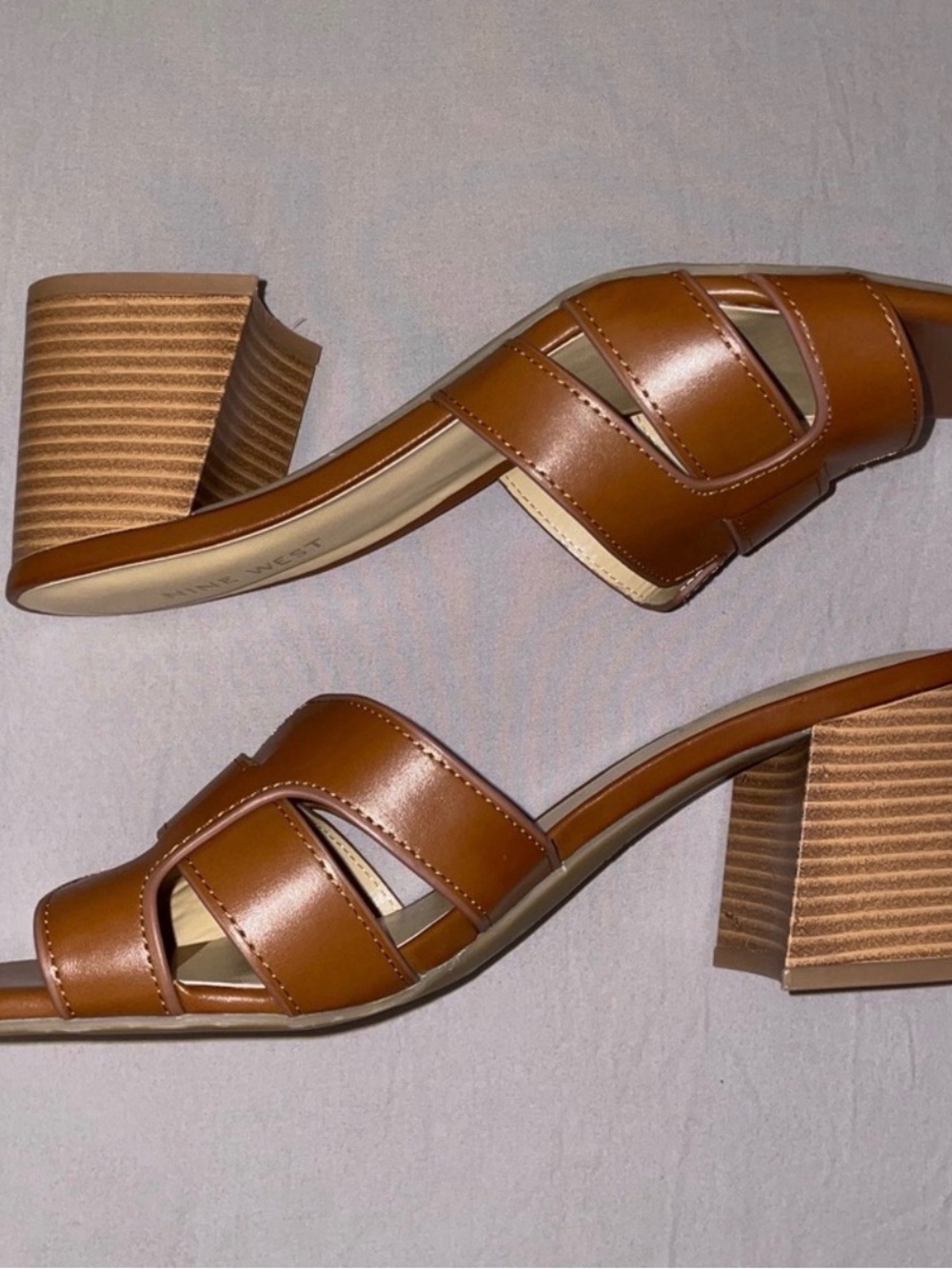 💕 NWOT NINE WEST KAELYN Block Heal Sandal - 10 💕